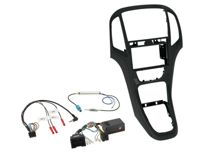 2-DIN Kit Opel Astra J 2009-2018, pearl black i gruppen Modellanpassat / Opel / Astra / Astra 2016-> hos CD Bilradio (700621230235)
