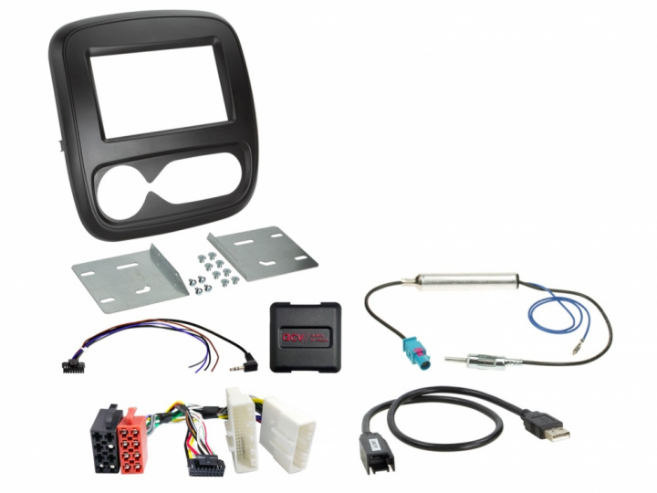 ACV Installationskit 2-DIN Fiat/Nissan/Open/Renault i gruppen Modellanpassat / Renault / Trafic / 2020-> hos CD Bilradio (700621250181)