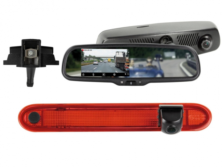 Backkamera och spegelmonitor Kit 3 Mercedes/Renault i gruppen Modellanpassat / Mercedes / Citan / 2012-2021 (W415) hos CD Bilradio (7007711909004)