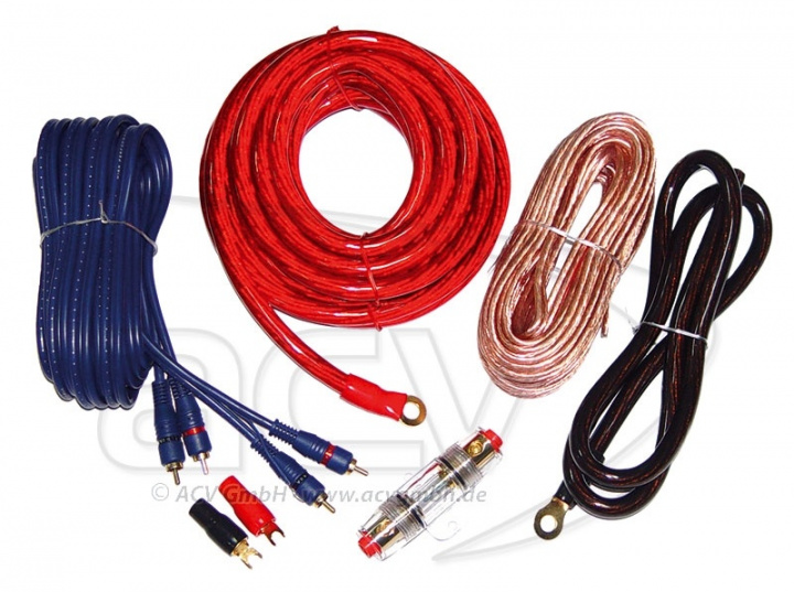 ACV Kabelkit 20mm2 med lågnivåkabel i gruppen Kablar / Kabelkit hos CD Bilradio (700WK20)