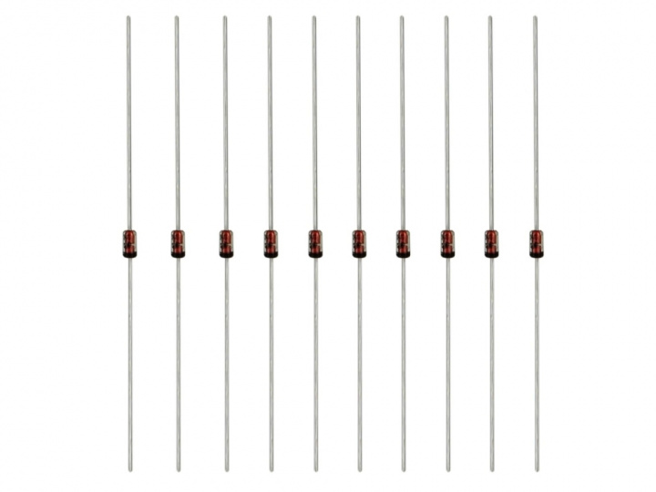 Blockeringsdiod/skyddsdiod BAT43 Schottky 30V 10-pack i gruppen Nyheter hos CD Bilradio (700ZPBDIODE110)