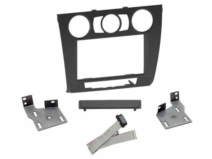 Monteringsram BMW 1-serie E87 2-din manuell AC i gruppen Modellanpassat / BMW / BMW 1-serie / BMW 1-serie 2004-2011 (E81/E82/E87/E88) hos CD Bilradio (701CT23BM06)