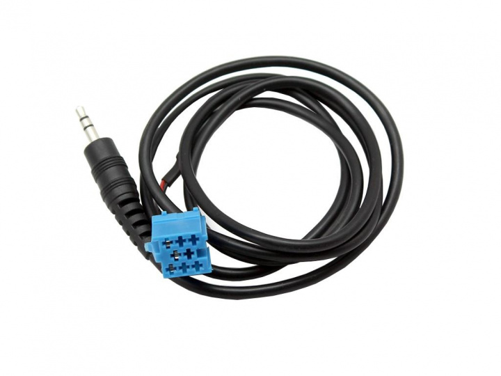Blaupunkt Blå Mini ISO till 3,5mm kontakt i gruppen Bilstereo / Tillbehör / Blaupunkt hos CD Bilradio (701CT29BP02)