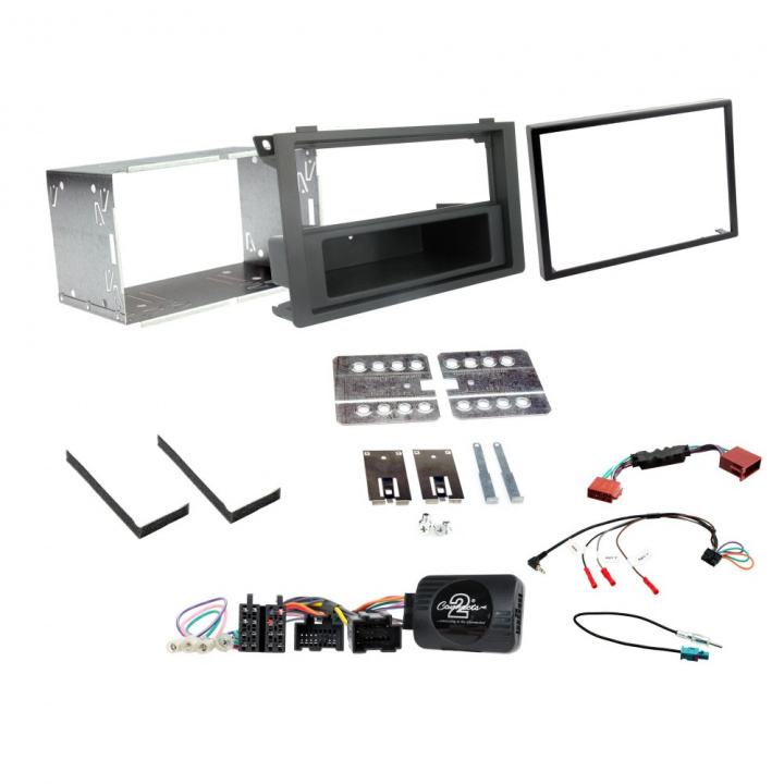 Connects2 Installationskit Saab 9-3 2008-, 1/2-DIN i gruppen Modellanpassat / SAAB / 9-3 / 2007-2014 hos CD Bilradio (701CTKSA01V2)