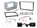 Installationskit 2-DIN Opel, Quadlock, Silver