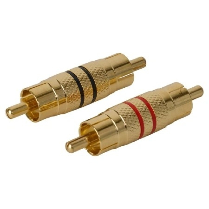 Auto-Connect RCA-adapter, hane-hane i gruppen Kablar / Lågnivåkablar hos CD Bilradio (720L2RCAMM)