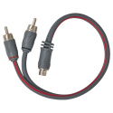 Auto-Connect tvinnad Y-splitt lågnivå 1 hona - 2 hane 0.3 meter, Level 2