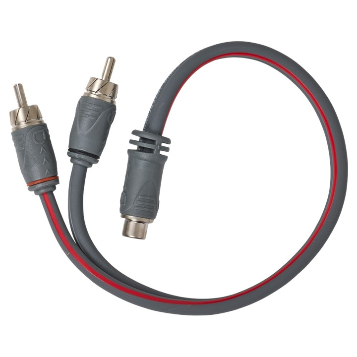 Auto-Connect tvinnad Y-splitt lågnivå 1 hona - 2 hane 0.3 meter, Level 2 i gruppen Kablar / Lågnivåkablar hos CD Bilradio (720L2RCAY2M1FTB)