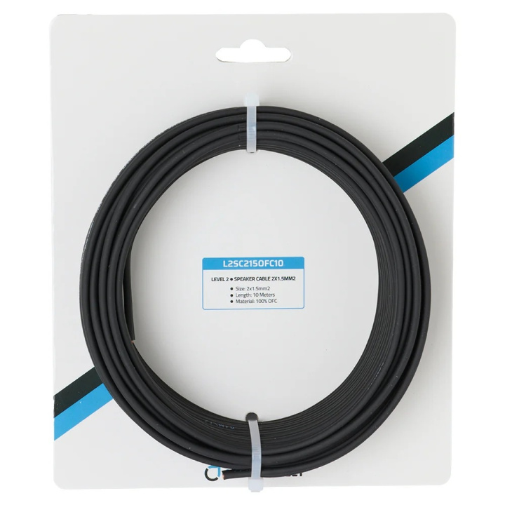 Auto-Connect OFC-Högtalarkabel 2x1.5 mm², 10 meter i gruppen Kablar / Högtalarkabel hos CD Bilradio (720L2SC215OFC10)