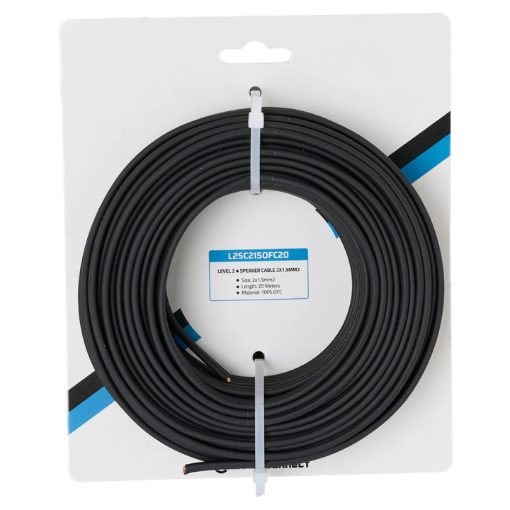 Auto-Connect OFC-Högtalarkabel 2x1.5 mm², 20 meter i gruppen Kablar / Högtalarkabel hos CD Bilradio (720L2SC215OFC20)
