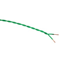 Auto-Connect Tvinnad OFC-högtalarkabel 2x0.5 mm², grön löpmeter