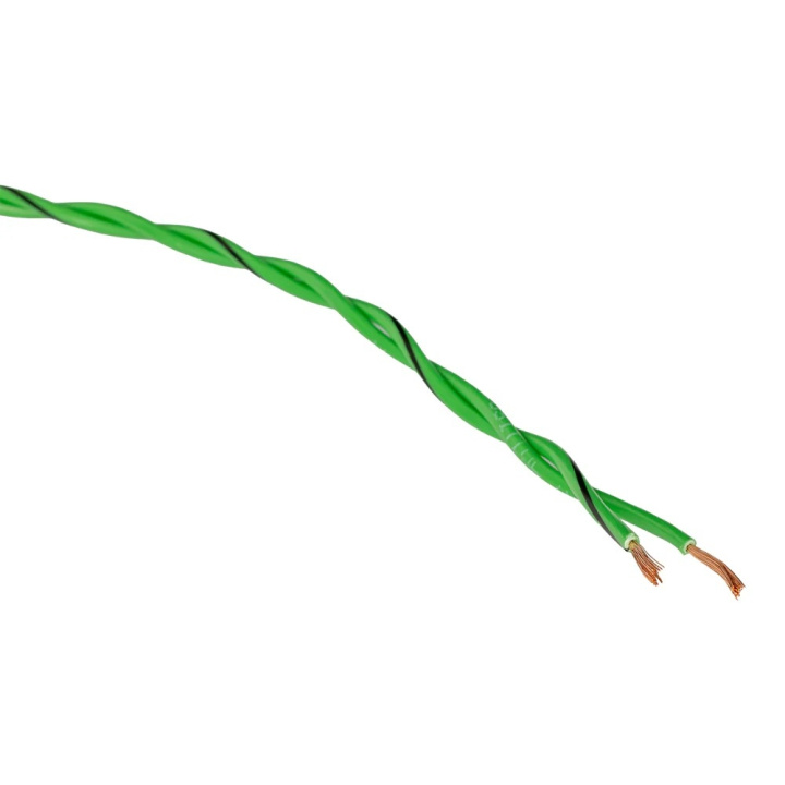 Auto-Connect tvinnad högtalarkabel 2x0.8mm² grön, pris per meter i gruppen Kablar / Högtalarkabel hos CD Bilradio (720L2SCT208IGN)