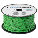 Auto-Connect tvinnad högtalarkabel 2x0.8mm² grön, pris per meter