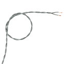 Auto-Connect tvinnad högtalarkabel 2x0.8mm² grå, pris per meter