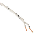 Auto-Connect tvinnad högtalarkabel 2x0.8mm² vit, pris per meter