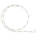 Auto-Connect tvinnad högtalarkabel 2x0.8mm² vit, pris per meter