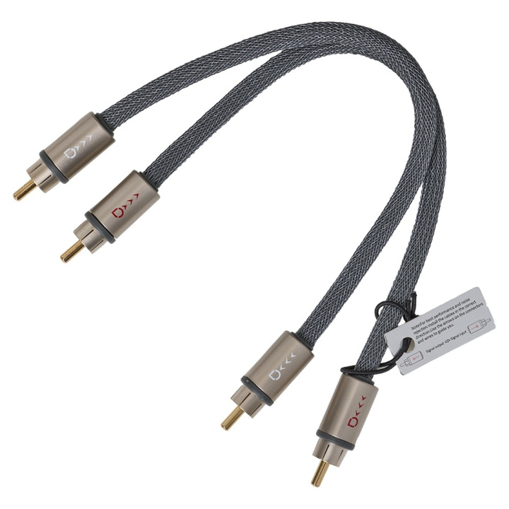 Auto-Connect tvinnad lågnivåkabel 0.25 meter, Level 3 i gruppen Kablar / Lågnivåkablar hos CD Bilradio (720L3RCA025TBS)