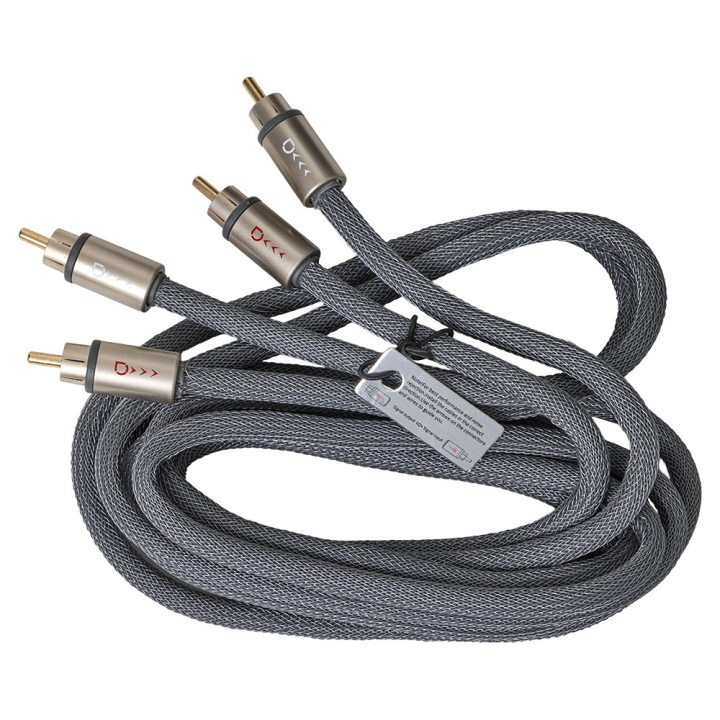 Auto-Connect tvinnad lågnivåkabel 1.5 meter, Level 3 i gruppen Kablar / Lågnivåkablar hos CD Bilradio (720L3RCA15TBS)