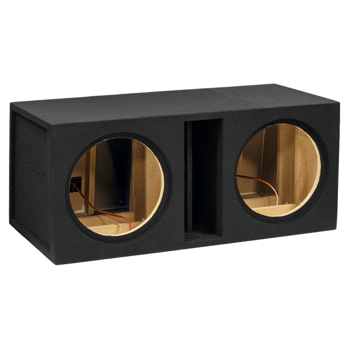 Auto-Connect 2x12 tom baslåda för baselement med mindre korgar i gruppen Baslådor / Baslådor - tomma / Universal baslådor hos CD Bilradio (720VE212RB)