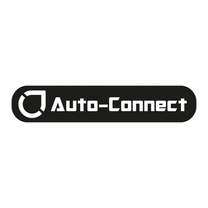 Auto-Connect-klistermärke 14x3cm, svart i gruppen Tillbehör / Övrigt / Dekaler / Reklam mm, / Dekaler hos CD Bilradio (729LOGOFB)