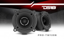 DS18 PRO-TW120B, svart SPL-diskant, par