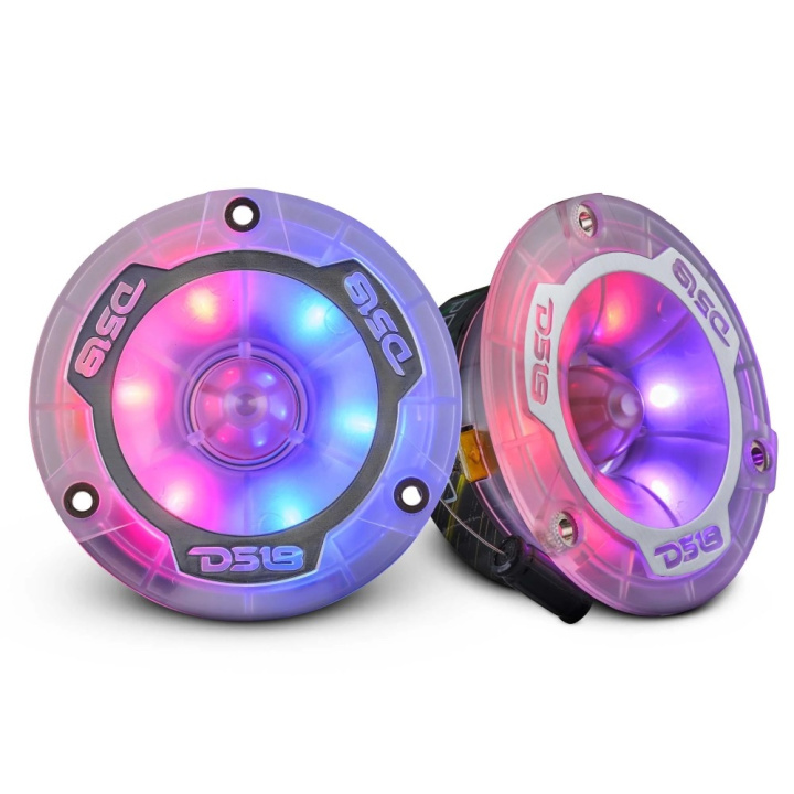 DS18 PRO-TW1LD, SPL-diskant med RGB LED-belysning i gruppen Kampanjer / Lönefest hos CD Bilradio (803PROTW1LD)
