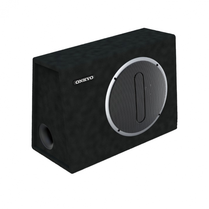 Onkyo X-W300AW, slimmad aktiv 12 tums baslåda i gruppen Baslådor / Enkellådor hos CD Bilradio (806XW300AW)