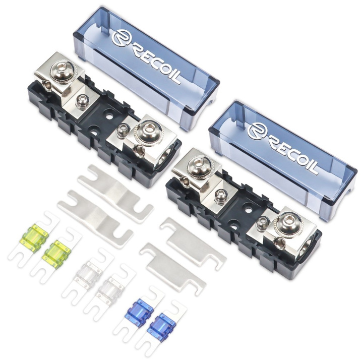 Recoil MFHA-2 ANL/Mini-ANL säkringshållare 2x50mm² i gruppen Tillbehör / Distributionsblock hos CD Bilradio (808MFHA2)