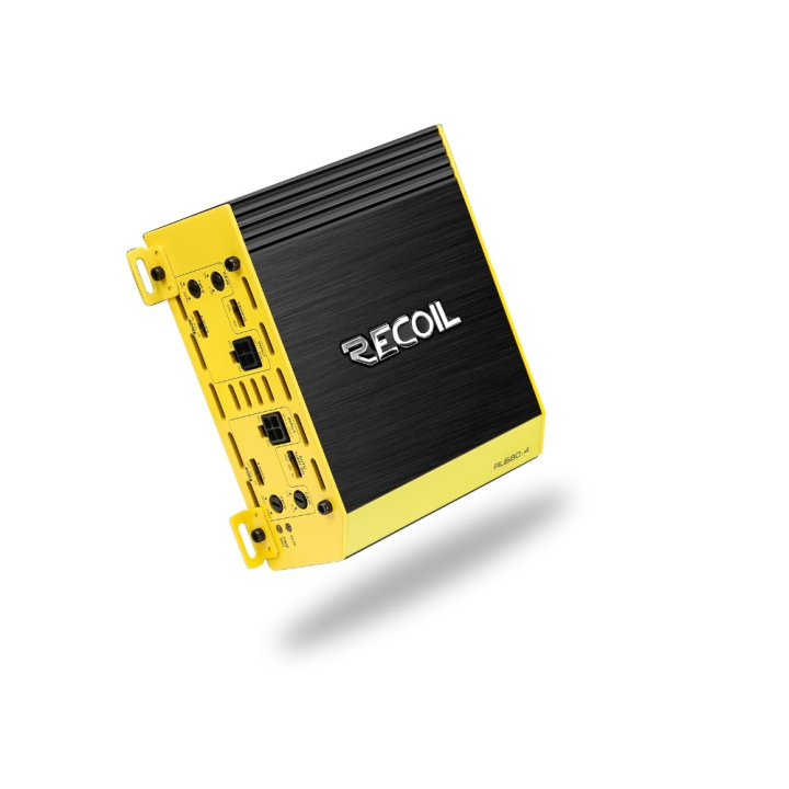 Recoil RL680.4, fyrkanaligt slutsteg i gruppen Slutsteg / 4 kanals hos CD Bilradio (808RL6804)