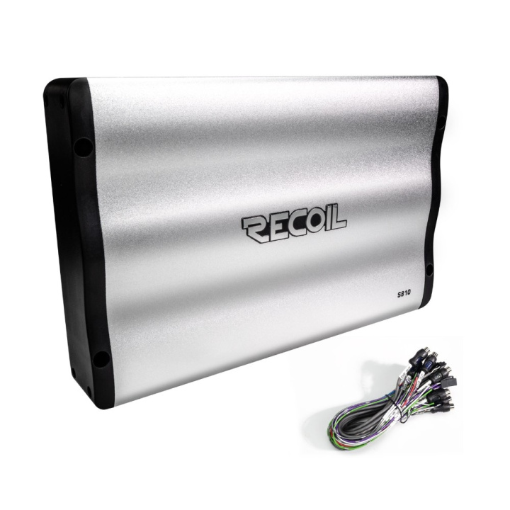 Recoil S810, DSP-slutsteg med 10-kanaler i gruppen Slutsteg / Ljudprocessorer hos CD Bilradio (808S810)