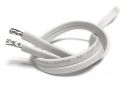System One FLAT högtalarkabel 2x1.6mm2 vit, lösmeter