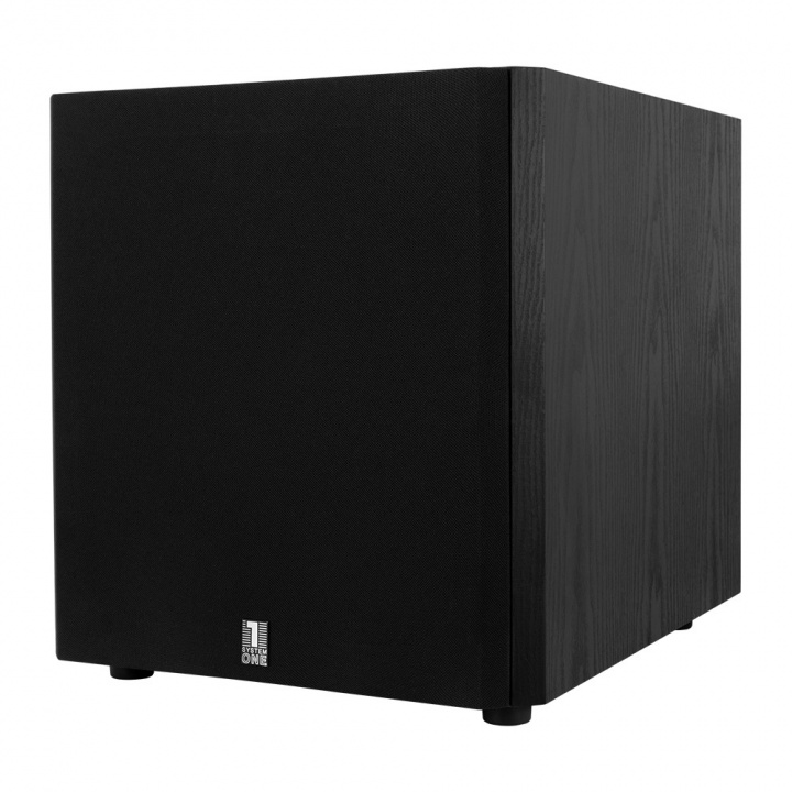 System One W120 aktiv subwoofer, svart i gruppen Hemmaljud / Högtalare / Baslådor hos CD Bilradio (815W120B)