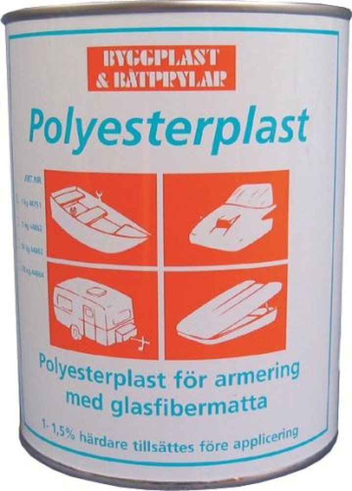 Polyesterplast 1kg i gruppen Tillbehör / Plastning hos CD Bilradio (820POLYESTER1)