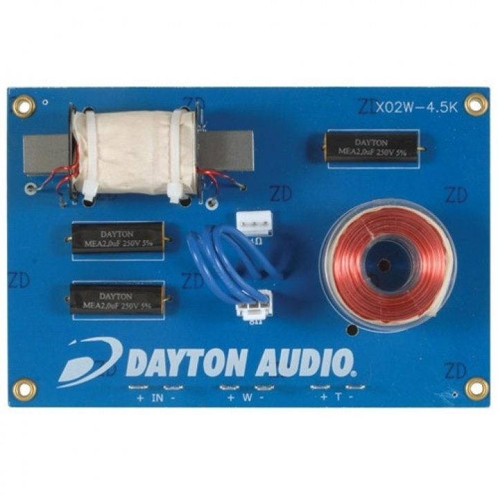 Dayton Audio XO2W-4.5K i gruppen Tillbehör / Delningsfilter hos CD Bilradio (860XO2W45K)