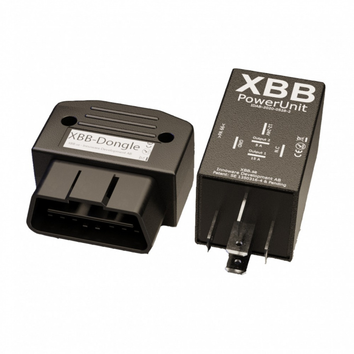 XBB Dongle® & XBB PowerUnit®, OBD-kit för helljussignal i gruppen LED-Belysning / Monteringstillbehör hos CD Bilradio (871270425)