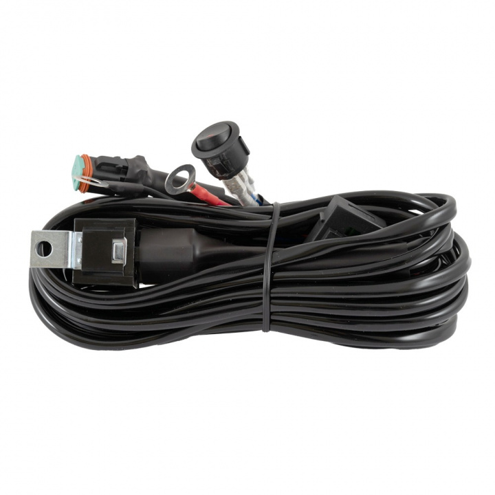 NIZLED kabelstam med 12V-relä och DTP-kontakt i gruppen LED-Belysning / Monteringstillbehör hos CD Bilradio (871KABEL2001DTP)