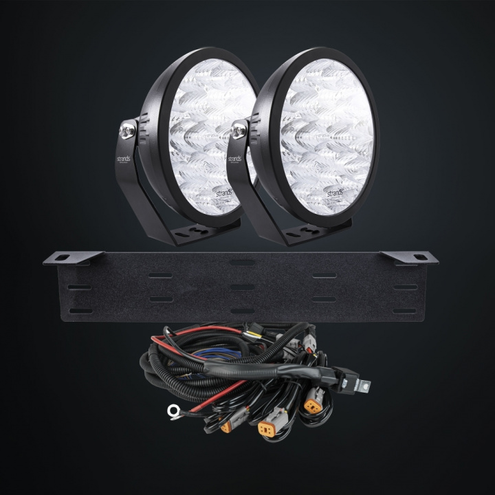 Strands Komplett Kit 2X Yukon 2 Extraljus Flood 9″ LED i gruppen LED-Belysning / Ljuskit & paket hos CD Bilradio (872270941KIT2)