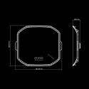 Strands Siberia X skydd, svart, 4 tum