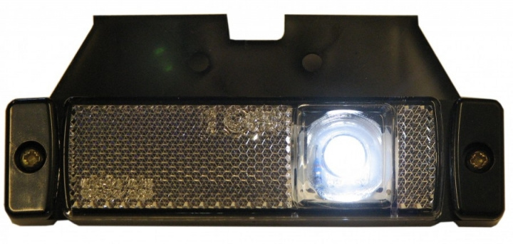 Strands Positionsljus LED Vit 12-24V,Med Fäste. E-Märkt. i gruppen LED-Belysning / Fordonsbelysning hos CD Bilradio (872800182)