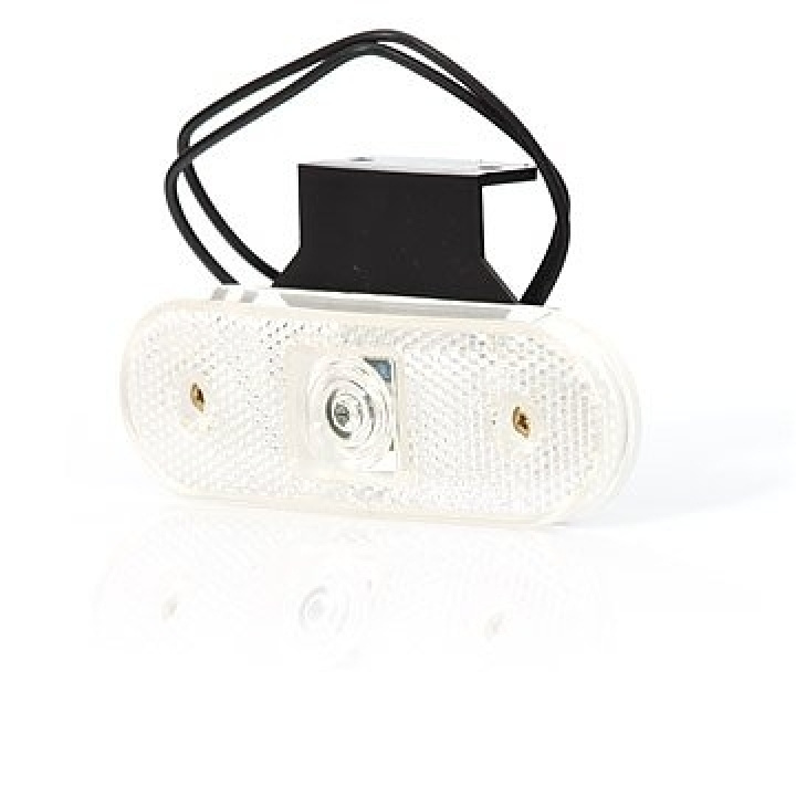 Strands Pos. Ljus Vit 12-24V Med Fäste,Och Reflex. E-Märkt. LED i gruppen LED-Belysning / Fordonsbelysning hos CD Bilradio (872800194)