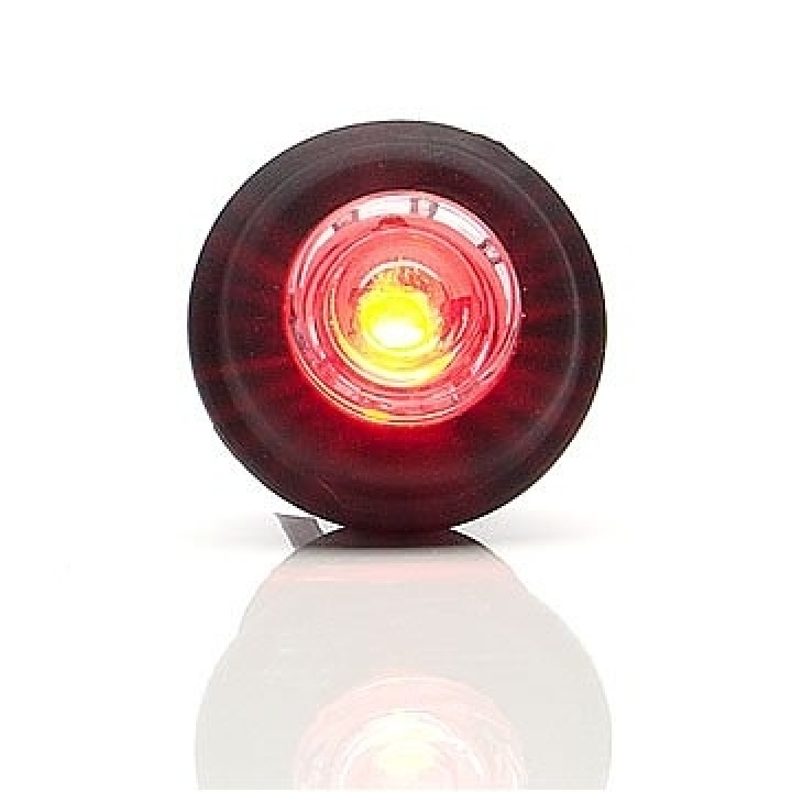 Strands Positionsljus Röd LED 12-24V.,Passas IN I 21Mm Hål. E-Märkt. i gruppen LED-Belysning / Fordonsbelysning hos CD Bilradio (872800294)