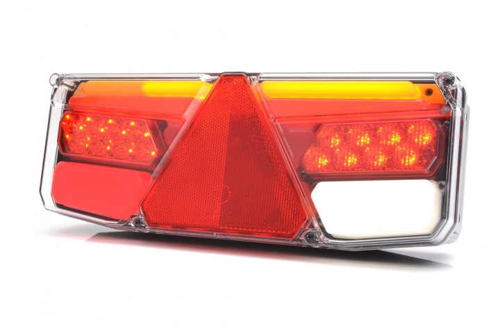 Strands Baklampa Vänster Släp,12-24V Dc, 5 Funk. Ip56. E-Godkänd i gruppen LED-Belysning / Fordonsbelysning hos CD Bilradio (87280031302)