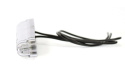 Strands Fiberoptisk Posljus. Vit,12-24V E-Märkt