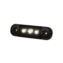 Strands Dark Knight Slim Positionsljus 3 LED, Vit