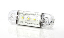 Strands Positionsljus Vit Slim 3 LED,9-36V IP68. E-Märkt.