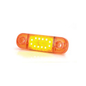 Strands Sidomarkering Slim 12 LED,9-36V IP68. E-Märkt.