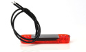 Strands Positionsljus Röd Slim 12 LED,9-36V IP68. E-Märkt.