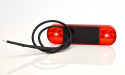 Strands Positionsljus Röd Slim 12 LED,9-36V IP68. E-Märkt.