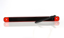 Strands Positionsljus Röd Slim 9 LED,9-36V IP68. E-Märkt.