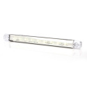 Strands Positionsljus Vit Slim 9 LED,9-36V IP68. E-Märkt.